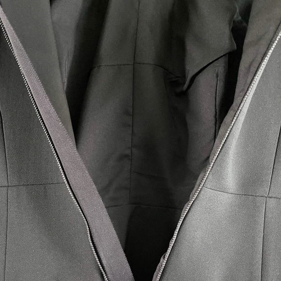 Milly Striped Pleated Sleeveless Black & White Dress Sz 8 - Picture 7 of 13